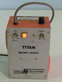 HELENA LABORATORIES MODEL 18009 110V NO M64997-372 TITAN MICRO-HOOD HEATER