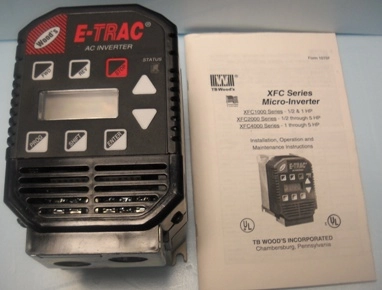 TB WOODS, E-TRAC AC INVERTER, NEW, - 01030291, - 01080129, MODEL NO- XFC1000-5B MICRO INVERTER, INP