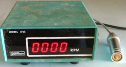 POWER INSTRUMENTS DIGITAL RPM METER MODEL: 1723
