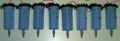 US FILTER FILTERS USF-PPI, BLUE SHELL 8-1/2" LONG, 3-1/2" DIA  