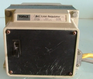 TOPAZ ELECTRONICS: AC LINE REGULATOR 75105 MAX INPUT CURRENT 50A OUTPUT POWER 5 KW