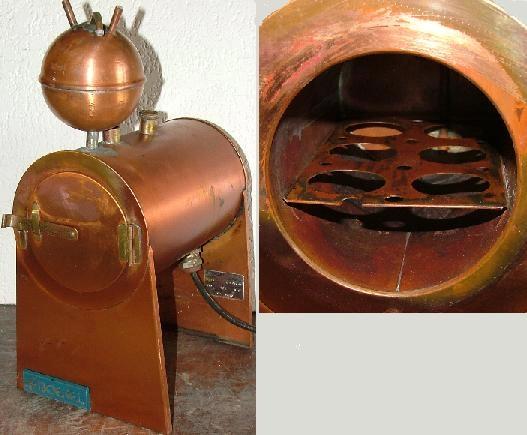 BOEKEL COOPER CYLINDER HEATER WITH HOLDER SHELF CAT NO 1448