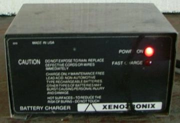XENOTRONIX BATTERY CHARGER, MODEL: 8820-8, OUTPUT 12VDC, D/C 9323 
