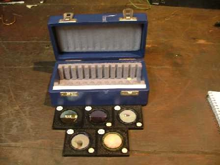 PERKIN-ELMER FILTERS THERE ARE 5 IN THIS CASE ARE B-40 4538, B-404048, R-UV38510, R-UV36516, R-UV848