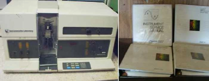 ALLIED ANALYTICAL SYSTEMS / INSTRUMENTATION LABORATORY S-11 AA/AE SPECTROPHOTOMETER MODEL: 557 THE