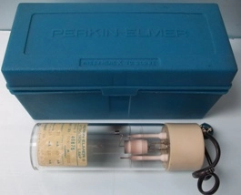 PERKIN ELMER INTENSITRON LAMP, PART NO: 303-6045, NO: 40876, CONTINUOUS OPERATING MAXIMUM: 30 MA 4O 