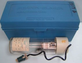 PERKIN ELMER INTENSITRON LAMP, PART NO: 303-6012, NO: 68119, CONTINUOUS OPERATING MAXIMUM: 25 MA 30 