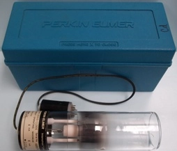 PERKIN ELMER INTENSITRON LAMP, PART NO: 303-6017, NO: 352522, CURRENT OPERATION MAXIMUM CURRENT: 10 