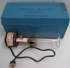 PERKIN ELMER INTENSITRON LAMP, PART NO: 303-6017, NO: 352522, CURRENT OPERATION MAXIMUM CURRENT: 10 