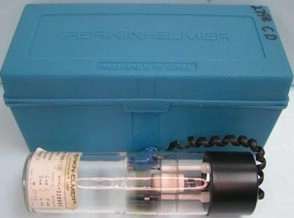 PERKIN ELMER INTENSITRON LAMP, PART NO: 303-6017, NO: 497133, CURRENT OPERATING MAXIMUM CONTINUOUS: 