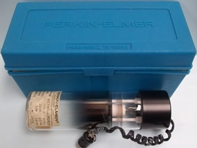 PERKIN ELMER INTENSITRON LAMP, PART NO: 303-6017, NO: 497133, CURRENT OPERATING MAXIMUM CONTINUOUS: 