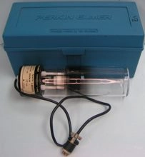 PERKIN ELMER INTENSITRON LAMP, PART NO: 303-6017, NO: 497133, CURRENT OPERATING MAXIMUM CONTINUOUS: 