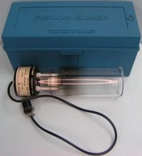 PERKIN ELMER INTINSITRON LAMP, PART NO: 303-6064, NO: CURRENT OPERATING MAXIMUM CONTINUOUS: 10 MA / 