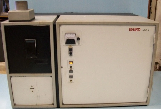 BAIRD-MOA, MULTI-ELEMENT OIL ANALYSIS BY OPTICAL SPECTROSCOPY # MOA-2863A, 110-125VAC, 5A, 60HZ