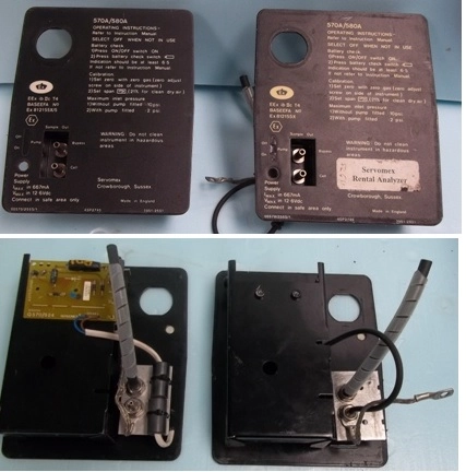 SERVOMEX 570A/580A BACK COVERS