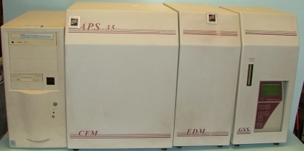 APS 35 CFM APS TECHNOLOGIES INC MODEL # SCRATCHED OFF SCRATCHED OFF WITH DETECTOR EDM APS TECHNOLOGI