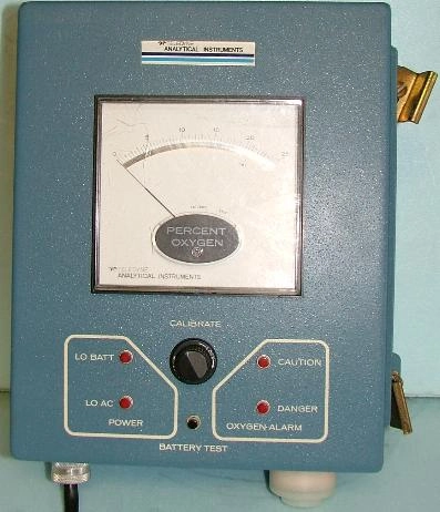 TELEDYNE ANALYTICAL INSTRUMENTS 0-25 PERCENT OXYGEN ANALYZER 104371