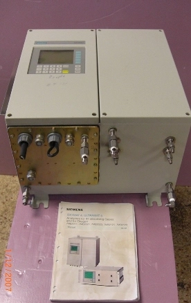 SIEMENS OXYMAT 6F ANALYZER FOR IR ABSORBING GASSES AND FOR OXYGEN 7MB2011-ICA01-OAA1, F-NO N1-KO-0