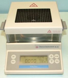 DENVER INSTRUMENT INFRARED MOISTURE ANALYZER 1R-30 SARTORIUS AG GOTTINGEN GERMANY MA30-000V3 136012