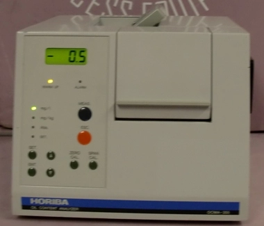 HORIBA OIL CONTENT ANALYZER, MODEL: OCMA-355-E MFG: 43591320013 AC 100-240V 50/60 HZ MAX 60VA FUSE 3