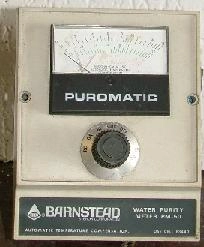 BARNSTEAD WATER PURITY METER PM-50, AUTOMATIC TEMPERATURE COMPENSATION USE CELL E3440, WITH PUROMATI