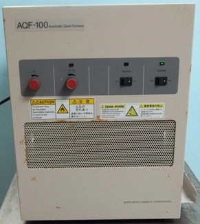 MITSUBISHI CHEMICAL CORPORATION AQF-100 AUTOMATIC QUICK FURNACE, MODEL: TN-110, NO: C2R12627, VOLTS: