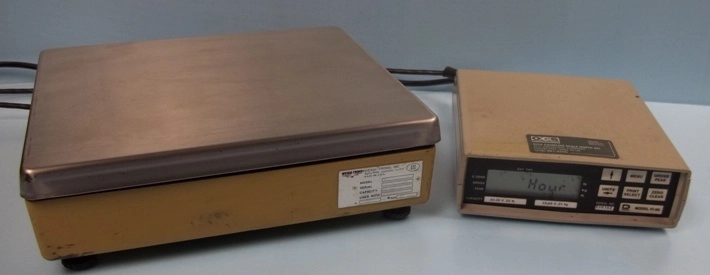 OCS 2-PC DIGITAL PLATFORM PACKAGE SCALE, SYSTEM, WITH HEAD UNIT: MODEL- F1-90, : 000152, 120V, 60HZ 