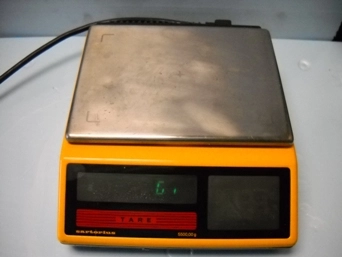 SARTORIUS SCALE BALANCE, TWO PLACE, TYPE 1507, B, MP8-1, SARTORIUS GMBH, GOTTINGEN, FABR, NR 340303