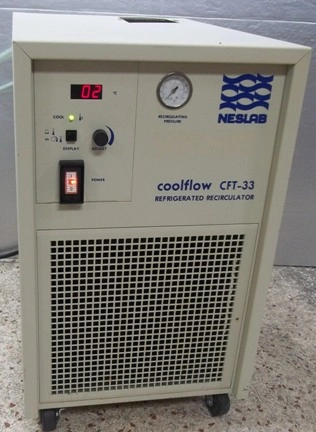 NESLAB INSTRUMENTS, INC, NESLAB COOLFLOW CFT-33 REFRIGERATED RECIRCULATOR, BOM NO 394103040202, NO