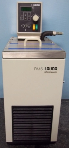 A LAUDA RM6 LAUDA BRINKMANN CHILLER TYPE: RM 6 S NR 506009 115V 13 KW 60HZ THIS UNIT DOES NOT POWE