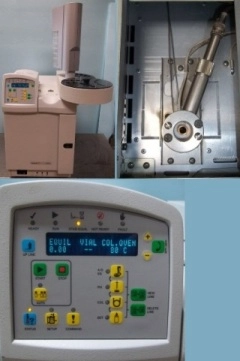 VARIAN 3900 GAS CHROMATOGRAPHY SYSTEMS, MODEL NO: 3900, NO: 00556, WITH SINGLE FID DETECTOR AND SING