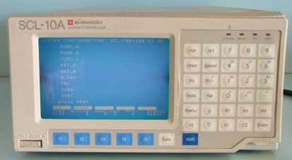 SHIMADZU SYSTEM CONTROLLER MODEL: SCL-10A, : 10384F, SOFTWARE VER 386