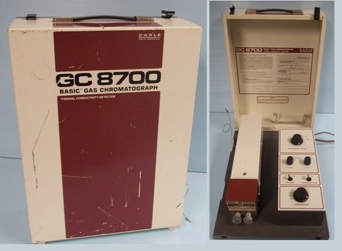 CARLE INSTRUMENTS INC BASIC GAS CHROMATOGRAPHY THERMAL CONDUCTIVITY DETECTOR, MODEL: GC8700, CAT# 8