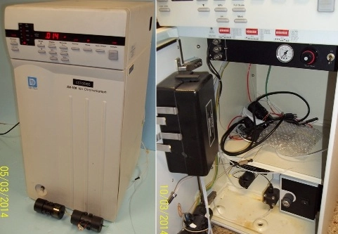 DIONEX DX-100 ION CHROMATOGRAPH UNIT NO 10856, : 904809, 115VAC, 10A, 60HZ : 904809 WITH THERMAL S