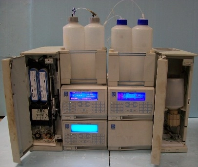 DIONEX HPLC SYSTEM CONSISTING OF: 1) GRADIENT PUMP, MODEL:GP50-2, : 00110531, INPUT 100-240V, 50/60H