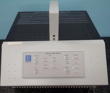 DIONEX AS40 AUTOMATED SAMPLER, NO 05090681, MODEL AS40-1, 100-240 VOLTS, 50/60 HZ, 06 AMPS, INCLUD