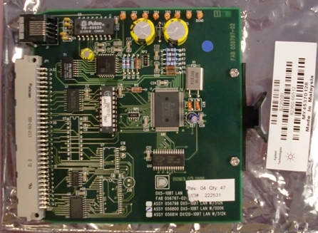 DIONEX (C) 2000 REV 4 56800 LAN CARD, FAB 056797-02, DX5-10BT, ASSY 056800 DX5-10BT LAN W/ 000K 