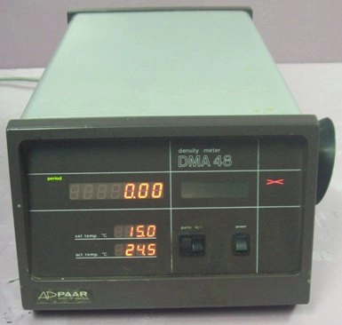 ANTON PAAR DMA 48 DENSITY METER TYPE: DMA 48, NO: 723, VOLT: 110, HZ: 60, VA: 150, SICHERUNG: 5A SLO