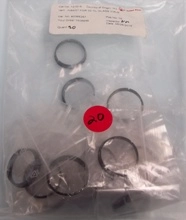  ANTON PAAR INSERT FOR 50 ML GLASS VIALS, CAT NO: 101915, DEL NO: 80366267, YOUR ORDER: 1568848, PO