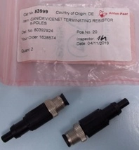 ANTON PAAR CAN/DEVICENET TERMINATING RESISTOR 5-POLES, CAT NO: 83999, DEL NO: 80392924, YOUR ORDER: 