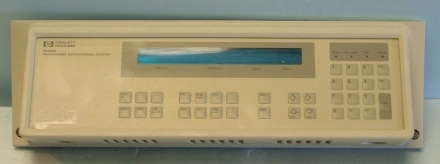 HEWLETT PACKARD 1049A PROGRAMMABLE ELECTROCHEMICAL DETECTOR (FACE PLATE WITH KEYPAD AND DISPLAY ONLY