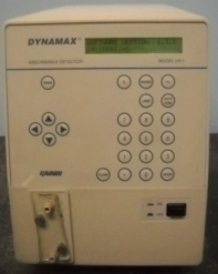 RAININ DYNAMAX ABSORBANCE DETECTOR, MODEL#-UV-1, SOFTWARE VERSION-131, -C40742