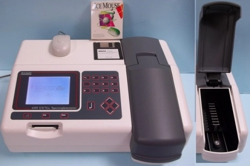 JENWAY 6505 UV-VIS SPECTROPHOTOMETER, MODEL: 6505, NO: 2286, INCLUDES ICE MOUSE CS01470 WITH MOUSE S