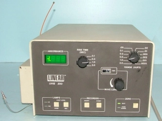 PAYNE ENGINEERING LINEAR UV-VIS 200 ABSORBANCE 084/12247 MODEL 0200-0000 OUTPUT REMOTE RECORDER IN 1