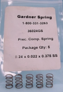 ISL BY PAC (PETROLEUM ANALYZER COMPANY) FP93 5G2 FLASH POINT TESTER PART: GARDNER SPRING PACAGE OF 5