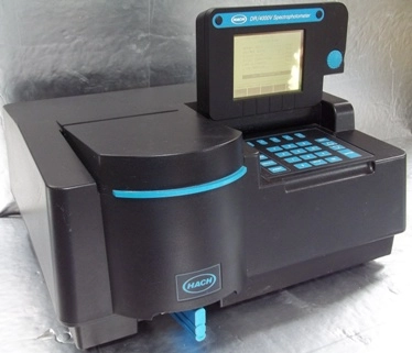 HACH DR 4000V SPECTROPHOTOMETER, NO 0211V0001919, PART NO 48100-60, VOLTS 95-240V, 50/60 HZ, 130 V