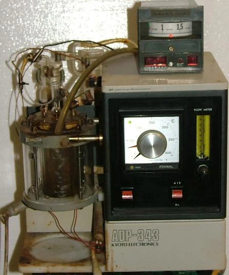 KYOTO ELECTRONICS ADP-343, OIL MOISTURE EVAPORATOR, MODEL: ADP-343, MFG: JDA00161, WITH WEST 800 TEM
