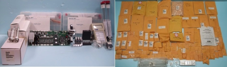 LOT OF TEKMAR PARTS INCLUDING THE FOLLOWING: 2) VELOCITY XPT PURGE AND TRAP SAMPLE CONCENTRATOR INS