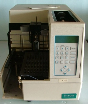 BERGER ALS-3100 AUTOMATIC LIQUID AUTO SAMPLER NO 9612A005 SOLD FOR PARTS ONLY