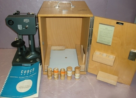 KRUSS CENCO DUNOUY TENSIOMETER IN CARRY WOODEN CARRYING CASE, LISTEN NO: K8600, INSTR NO: 12487, : 